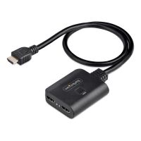 divisor hdmi startechcom 2 puertos 4k 60hz hdr hdcp
