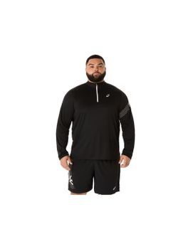 Camiseta Manga Larga de Running ASICS ASICS Icon Ls 1/2 Zip Hombre Negro