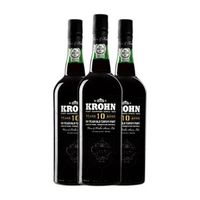 krohn vino generoso porto 10 anos 75 cl 20 vol pack de 3 unidades