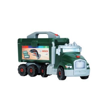 Kit De Camión Con Tornillos Bosch Con Ixolino I Juguetes De Construcción Con Herramientas, Carretilla Elevadora Y Grúa I Para Niños A Partir De 3 Años