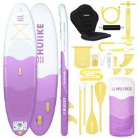 tabla paddle surf hinchable con accesorios huiike  sup con remo doble uso asiento kayak lila 10