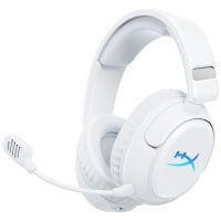 auriculares hyperx cloud flight 2 inalambricos bluetooth gaming rgb anc microfono extraible blanco