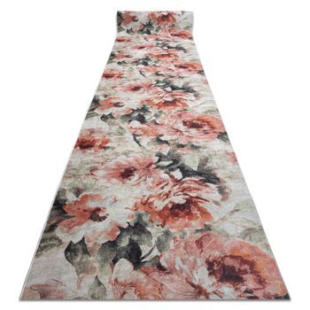 Alfombra De Pasillo Con Refuerzo De Goma Lotus Bouquet 52900 Flores Be 60x810 Cm