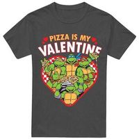 teenage mutant ninja turtles tops y camisetas pizza is my valentine para mujer