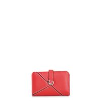 cartera con cremallera y patchwork red