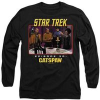 star trek camiseta manga larga cats paw para mujer