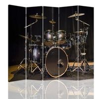 biombo drum kit - separador de ambientes cm 180x180 5 paneles