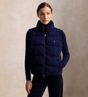 polo ralph lauren para mujer 211b29132002 chaleco de lana y cachemira marino xl casual