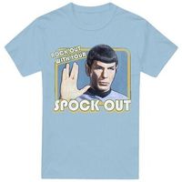 star trek camiseta spock out para hombre