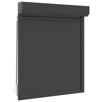 Persiana Enrollable Manual Antracita 100 X 120 Cm Vidaxl