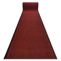 felpudo alfombra de pasillo con refuerzo de goma  malaga rojo 3066 10 100x460 cm
