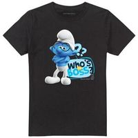 the smurfs camiseta whos the bossr para hombre