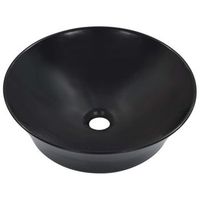 lavabo 41x125 cm ceramica negro