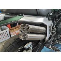 silenciador de escape benelli leoncino 800 trail mass double