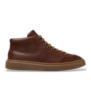 camper para hombre k300554-002 zapatillas botin de piel peu touring marron 41 plano ninguno casual