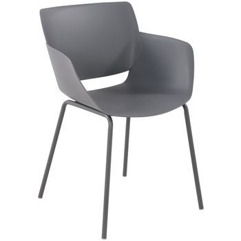 Silla Alpena Plástico Gris Oscuro 54x58x80 Cm Clp