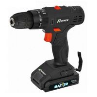 ribimex taladro atornillador negro de 20v - prbat20p