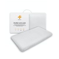 almohada extra plana para dormir boca abajo l 58x38x7 cm inphysio