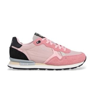 Pepe Jeans para mujer. PLS400006 Zapatillas Brit Air rosa (38), Plano, Cordones, Casual