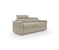 avalon sofa cama con colchon de 18 cm de altura en tejido impermeable 200 cm 140x197 cm beige