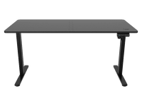 mesa de gaming - acer predator nexus 332 hierro madera altura ajustable electrica 70-120 cm black