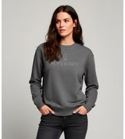 superdry para mujer w2012453a sudadera bristish gris xs casual algodon poliester reciclado