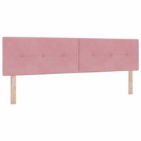 cabecerorpanel de cabecero rosa 180 cm terciopelo