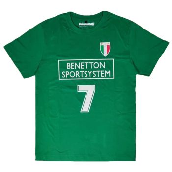 Camiseta manga corta Toni Kukoc Benetton Treviso Verde