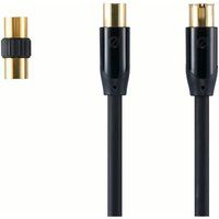 sandstrom av black series aerial cable  adapter - 5 m black