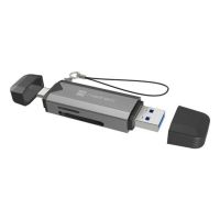 lector de tarjetas natec ncz-2262 usb 31 negro gris 5000 mbits