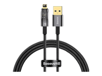 cable usb - baseus auto power-off explorer a lightning 100 cm 24a carga ultrarrapida apagado automatico negro