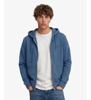 superdry para hombre m2014128b sudadera essential logo zip azul s casual algodon manga larga