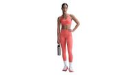 mallas largas nike dri fit go high rise para mujer  rosa