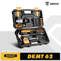deko 62 uds edc juego de herramientas profesionales para carpinteria destornillador tijeras cuchillo kit de herramientas multiples para reparacion de automoviles diy en el hogar