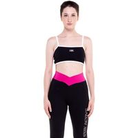 leone 1947 sujetador deportivo woman rib black boring para mujer