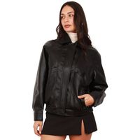 la modeuse cazadora de cuero 76744p181775 para mujer