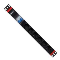 wp 19 rack pdu con 8 enchufes schuko