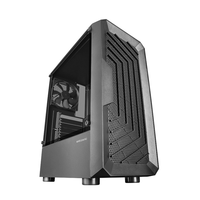 caja atx semitorre mars gaming mc-2000 black frontal mesh ventana lateral camara dual sin fuente de alimentacion