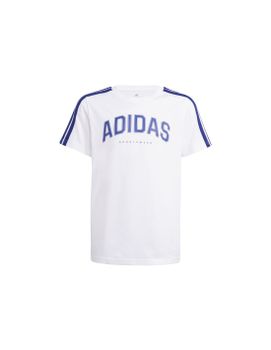 Camiseta adidas Colleg Infantil Blanco