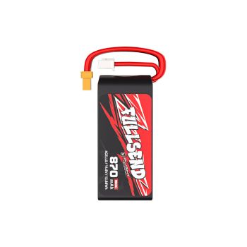 iFlight Fullsend 14.8V 870mAh 4S 150C LiPo Battery XT30U-F Plug para drones RC