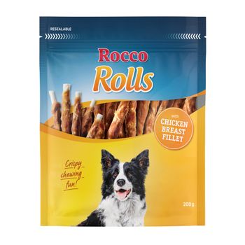 Rocco Rolls Chew Sticks Saver Pack - Value Pack: Chicken Fillet (6 x 200g)
