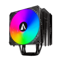 cpu air cooler snow iv black argb - abysm -