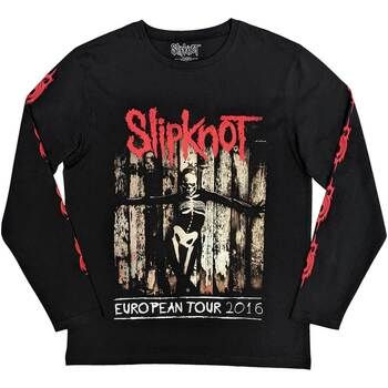 Slipknot Camiseta manga larga Skeleton Flag para mujer