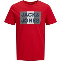 jack  jones camiseta 12255502 jwhcorp logo tee ss o-neck play jnr true red para nino