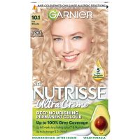 tinte permanente garnier nutrisse varios tonos - 101 ice blonde