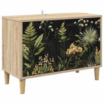 Mueble De Tv Rhenen 69 X 33 X 50 Cm Sonoma Madera De Ingeniería Vidaxl