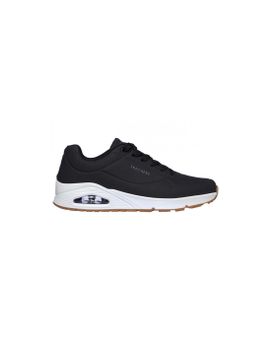 Zapatillas Skechers Uno - Stand On Air Hombre Black Durabuck/Trim