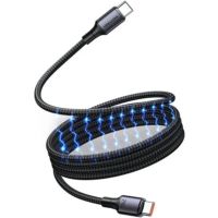 cable magnetico usb-c vention tsabg 5a 240w 15m negro