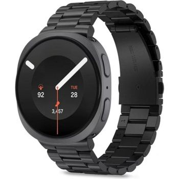 Brazalete acero inoxidable Tech-Protect Samsung Galaxy Watch 8 9 clásico negro