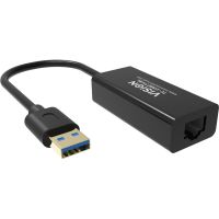 tarjeta de red vision tc-usbethbl usb ethernet 10100 mbps negra